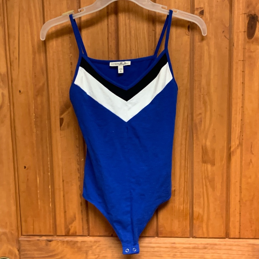 Royal Blue, chevron bodysuit!